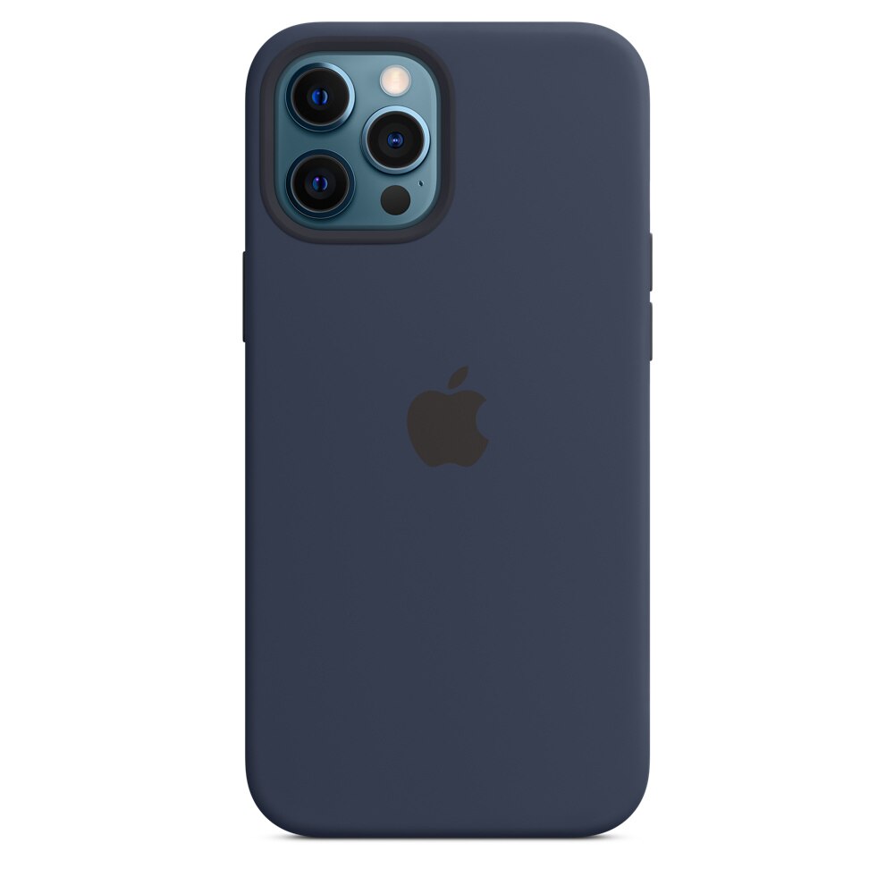Husa de protectie Silicon pentru Apple iPhone 12 / 12 Pro Midnight Blue