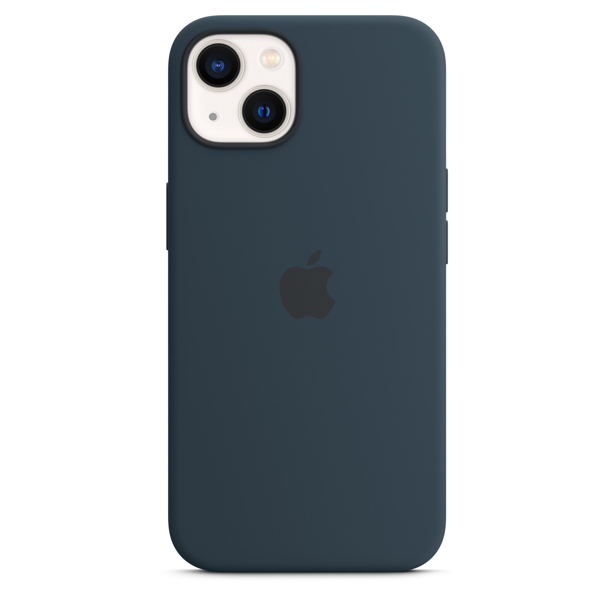Husa de protectie Silicon pentru Apple iPhone 13 Midnight Blue