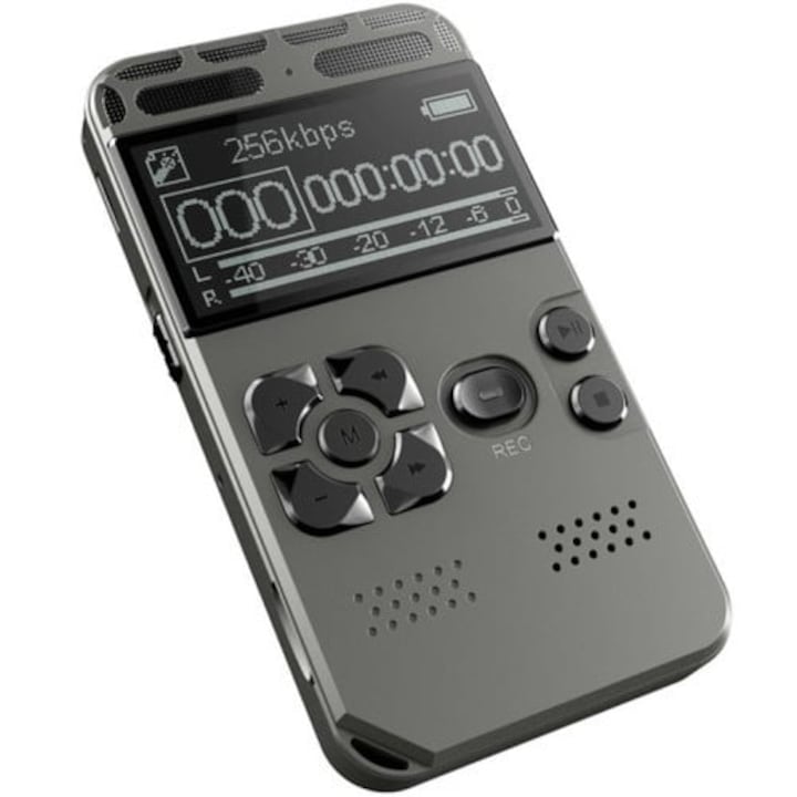 Професионален мини рекордер iUni V35, 8 GB вътрешна памет, MP3 плейър