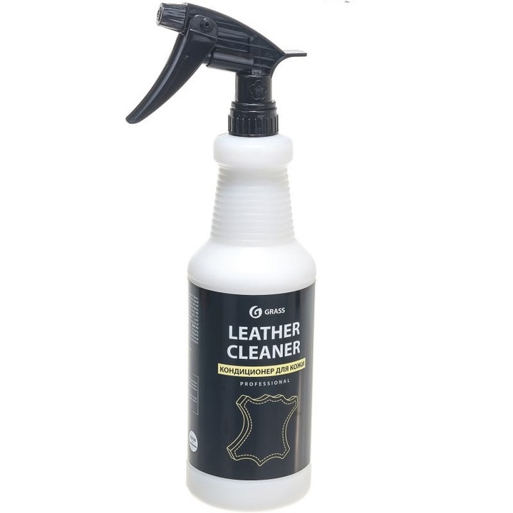 Solutie curatat tapiterie piele auto, Leather Cleaner, GRASS, 1L