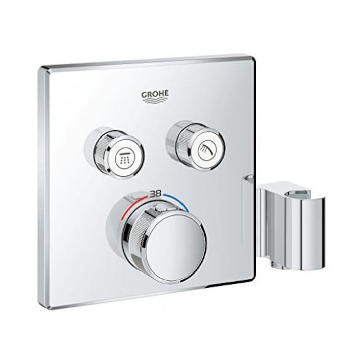 Термостат с 2 вентила и вградена опора за душ 29125000 Grohe