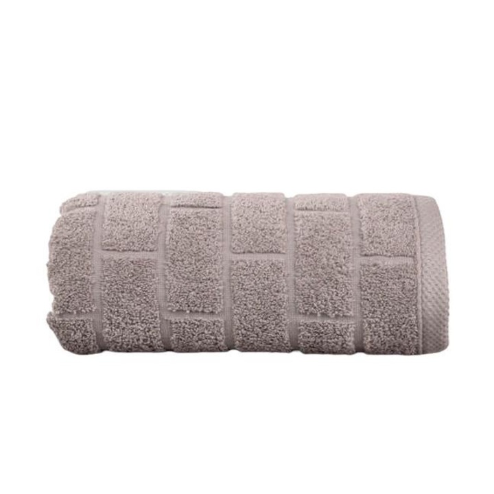 Prosop Brick, Greno, Bumbac, 50 x 90 cm, Cafeniu