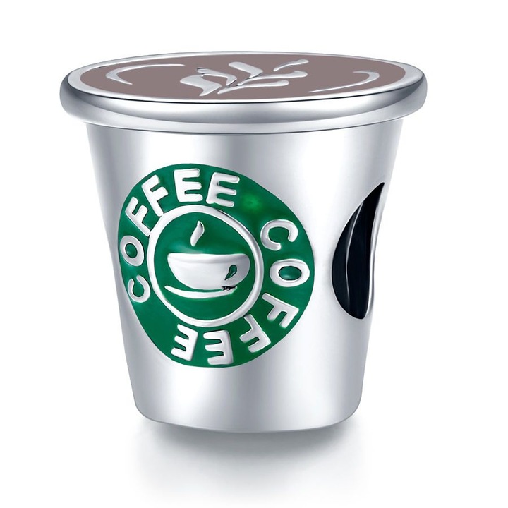 Talisman din argint Coffe Break