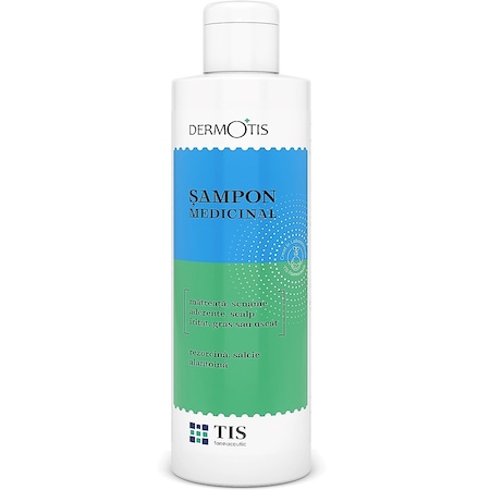 Sampon medicinal tratament cu rezorcina, contra Dermatitei seboreice si Matretii, DermoTis, 120ml, Tis Farmaceutic