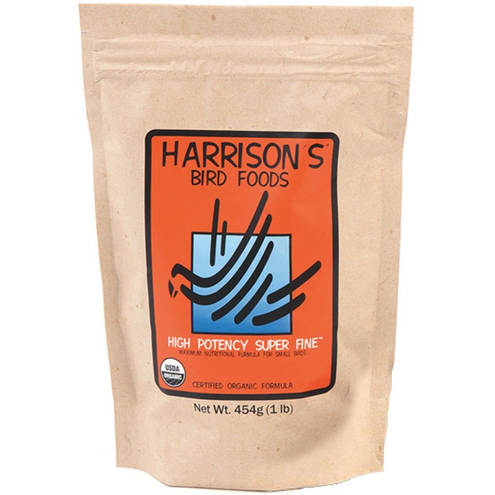 Hrana Pelete pentru Papagali Mici Harrison's High Potency Super Fine, 454g