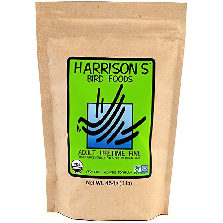 Hrana Pelete pentru Papagali Medii Harrison's Adult Lifetime Fine, 454g
