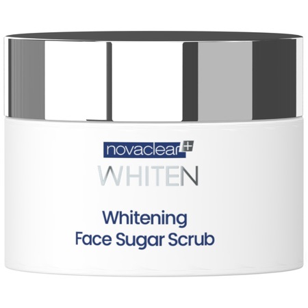 Exfoliant Scrub facial depigmentant cu efect de albire, Whitening Face Sugar Scrub, Whiten Novaclear, 45g