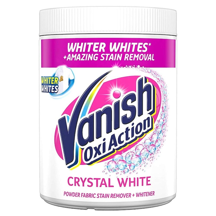 Pudra pentru indepartat pete Vanish Oxi Action White, 1kg
