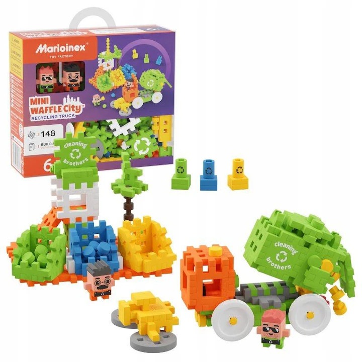 Joc interactiv- Mini Waffle City, Marioinex, +5 ani, Multicolor