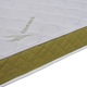 Saltea ortopedica, SalteRo, 110x200x18 cm, spuma poliuretanica flexibila, alb/verde, reversibila, fermitate medie
