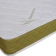Saltea ortopedica, SalteRo, 110x200x18 cm, spuma poliuretanica flexibila, alb/verde, reversibila, fermitate medie