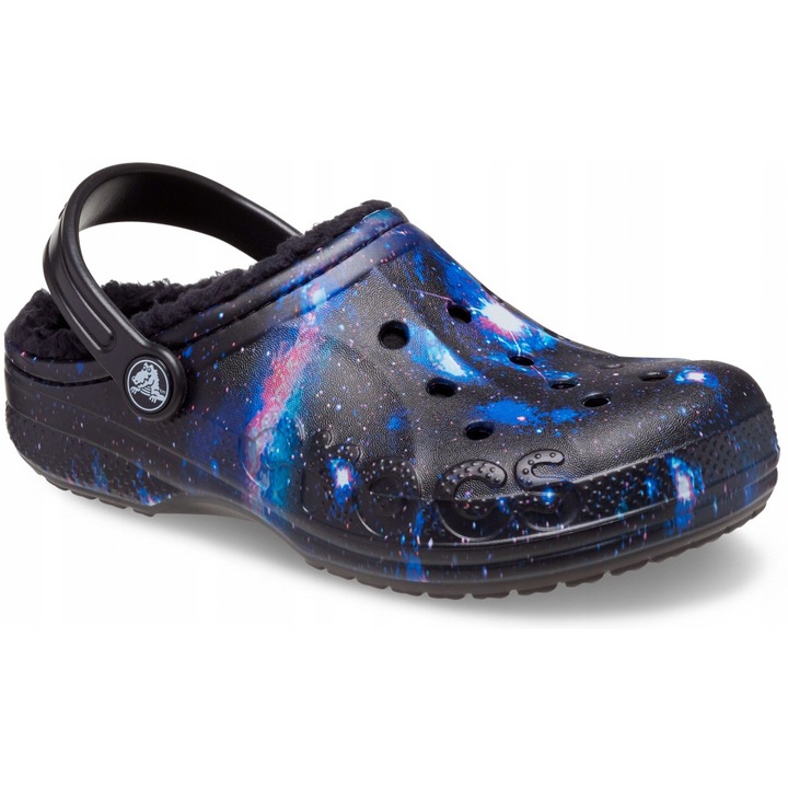 Детски сабо, Crocs, с подплата Baya, черни, Черен, 28-29 EU