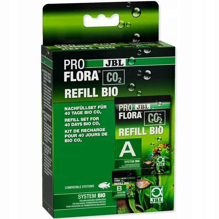 Set fertilizare CO2 acvariu JBL ProFlora CO2 BIO REFILL