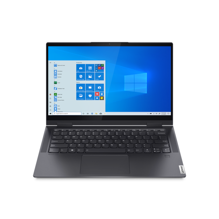 Lenovo Yoga 7 14ACN6 14" FullHD Touch laptop, AMD® Ryzen™ 5 5600U, 16GB, 512GB SSD, AMD® Radeon™ Graphics, Windows® 11 Home, Magyar billentyűzet, Szürke - Lenovo Digital Pen