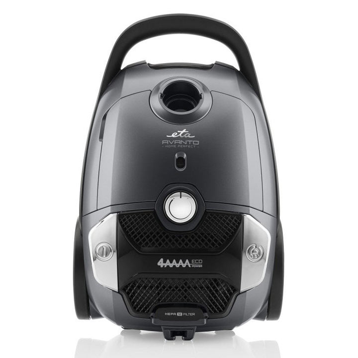 ETA 451990000 Avanto Home Perfect, 800 W, 69 dB, 3 l, HEPA 12, Porzsákos, Száraz, (A), Szürke porszívó