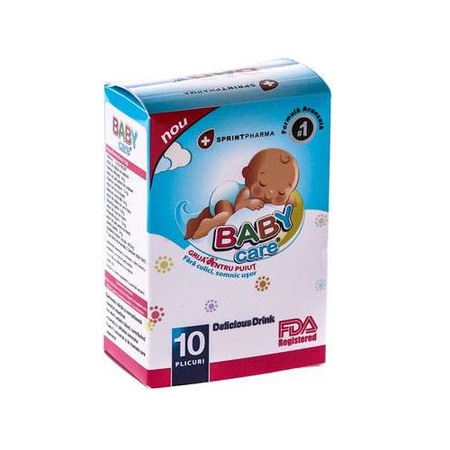 Plicuri Anti Colici Baby Care Drink Sprint Pharma 10 Buc Emag Ro