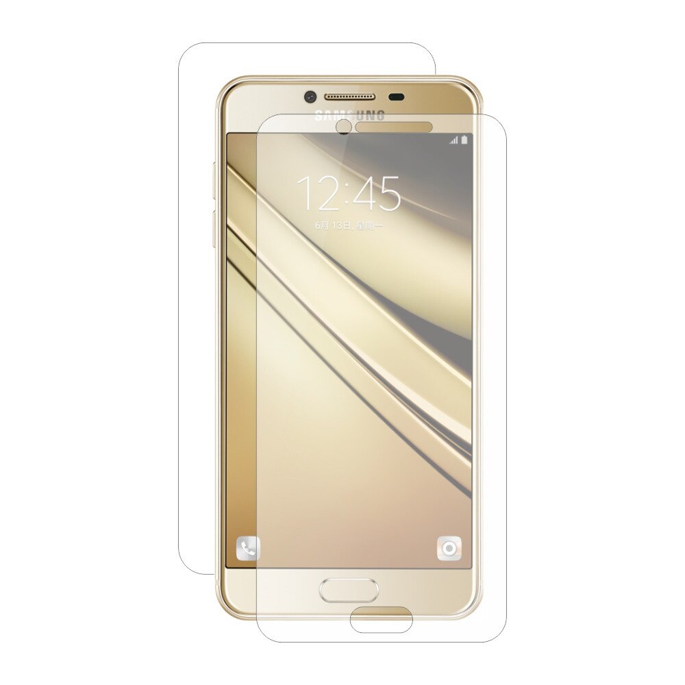 Folie de protectie Clasic Smart Protection Samsung Galaxy C7 fullbody,protectie completa ecran si spate+Smart Spray®,Smart Squeegee® si microfibra incluse