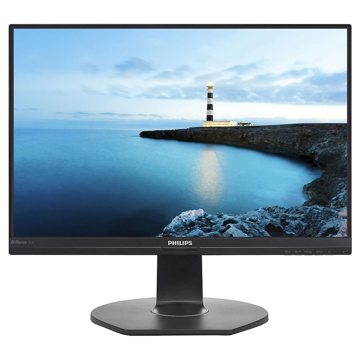 Philips 241B7QUPEB/00 IPS LED monitor, 24'', VGA, Fekete