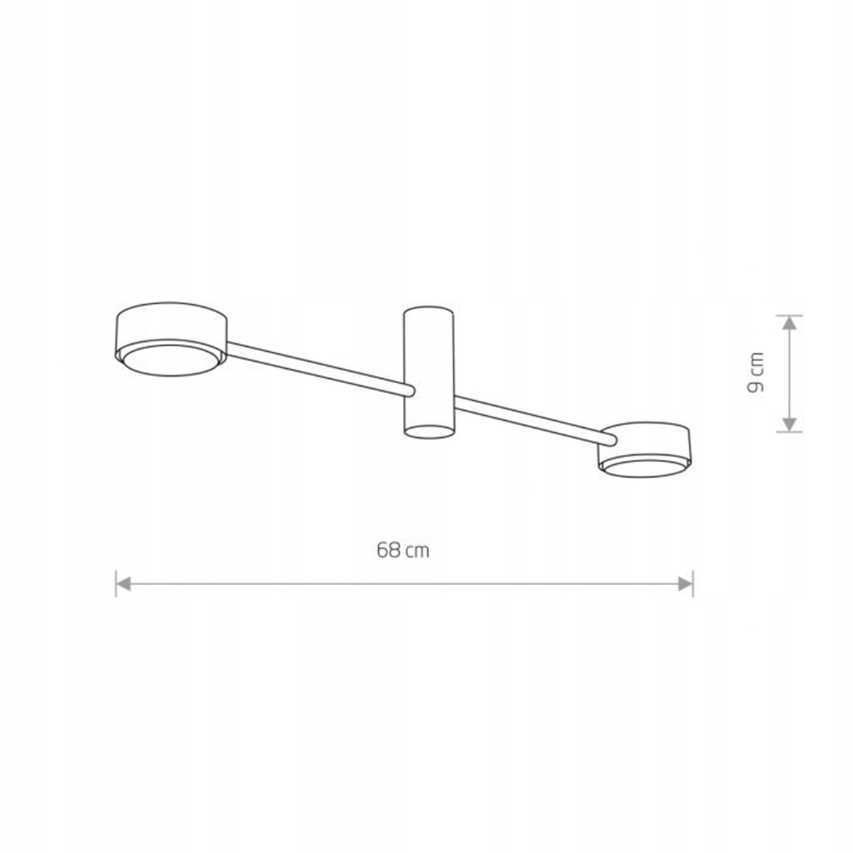 Plafoniera LED Orbit, Nowodvorski, Metal, 2 x GX53, 8 W, Alb - eMAG.ro