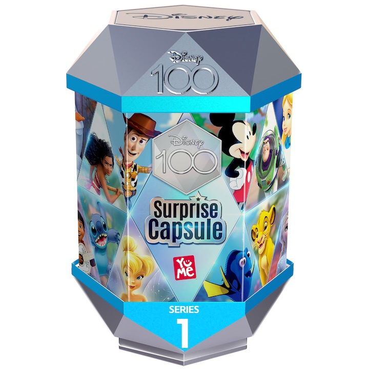 Figurina YuMe Toys Disney 100 - Surprise capsule, seria 1