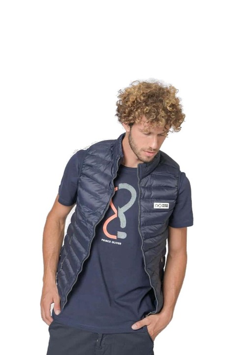 Vesta barbati Prince Oliver, Nylon, Albastru, XL
