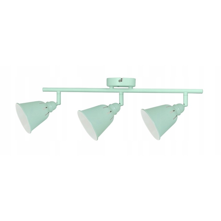 Corp de iluminat, Polux, Otel, 3xE14, Verde