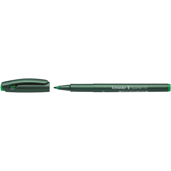 Filctoll, 0,8 mm, SCHNEIDER "Topwriter 157", zöld
