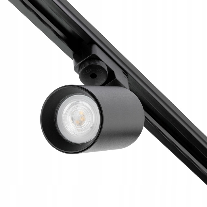 Spot LED, Lumiled, GU10, 30W, directionabil pe sina, Negru