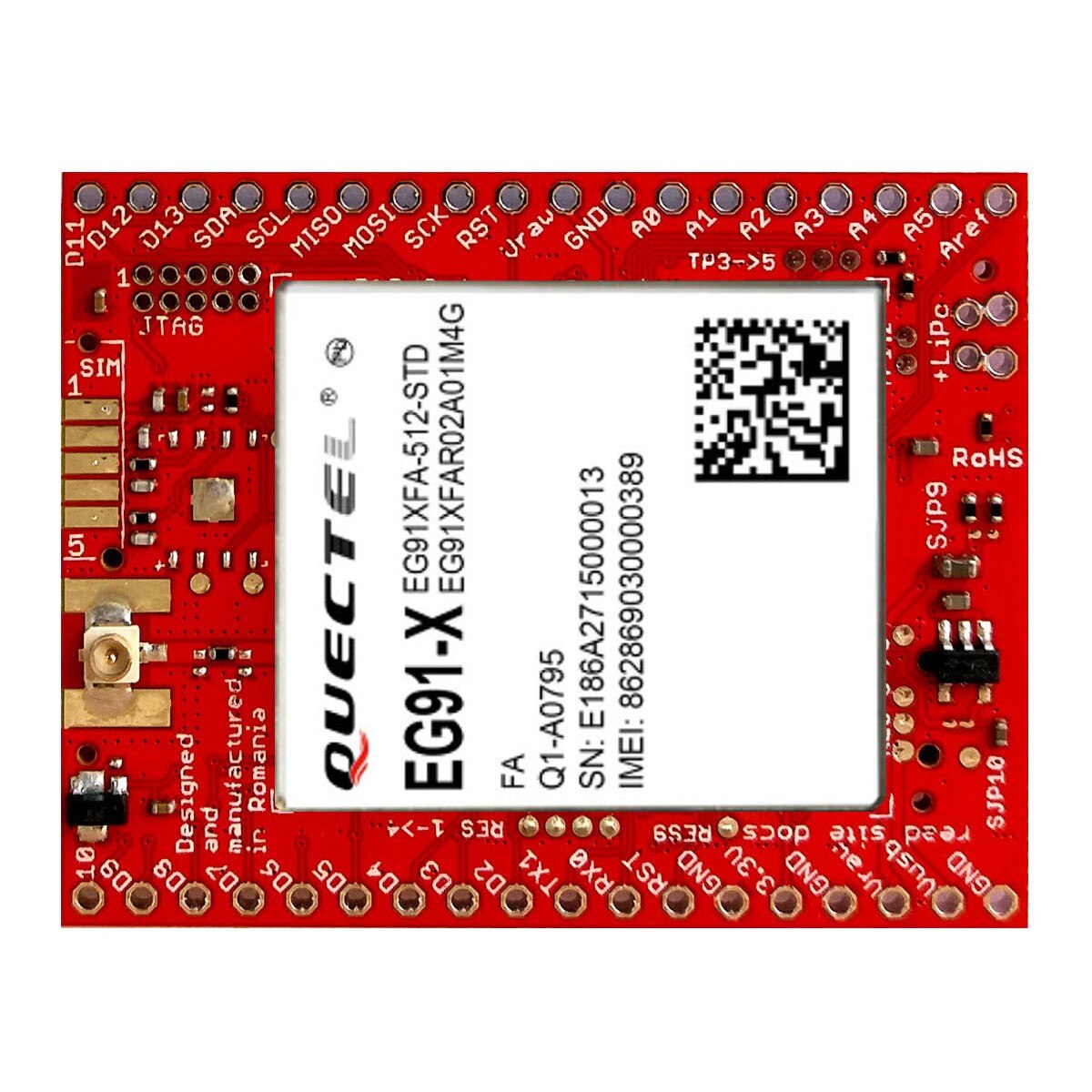 Modul IoT ARM0 + EG91E - xyz-mIoT - shield placa dezvoltare AT SAMD21G ...