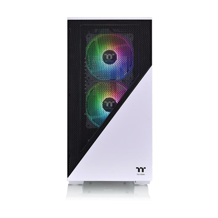 Компютърна кутия Thermaltake Divider 170 TG ARGB, Бял, Mini Tower