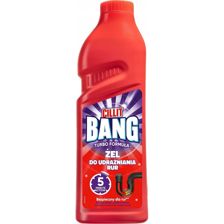 Lefolyótisztító oldat, Cillit Bang, 1L