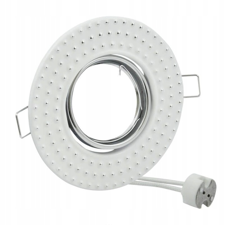 LED спот, Polux, Стомана, 8W, Сребрист