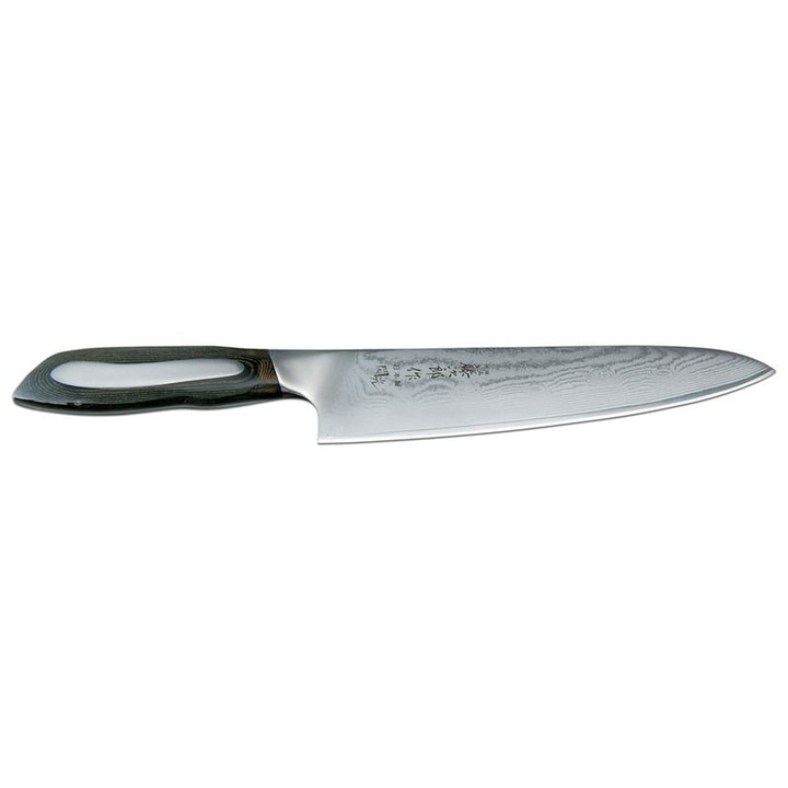 Cutit de bucatar, Tojiro, Inox, 21 cm, Negru