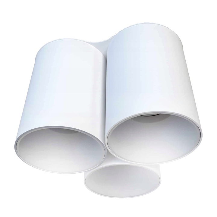 Mennyezeti lámpa, Nowodvorski, Acél, 3 x GU10, LED, 13x18cm, Fehér