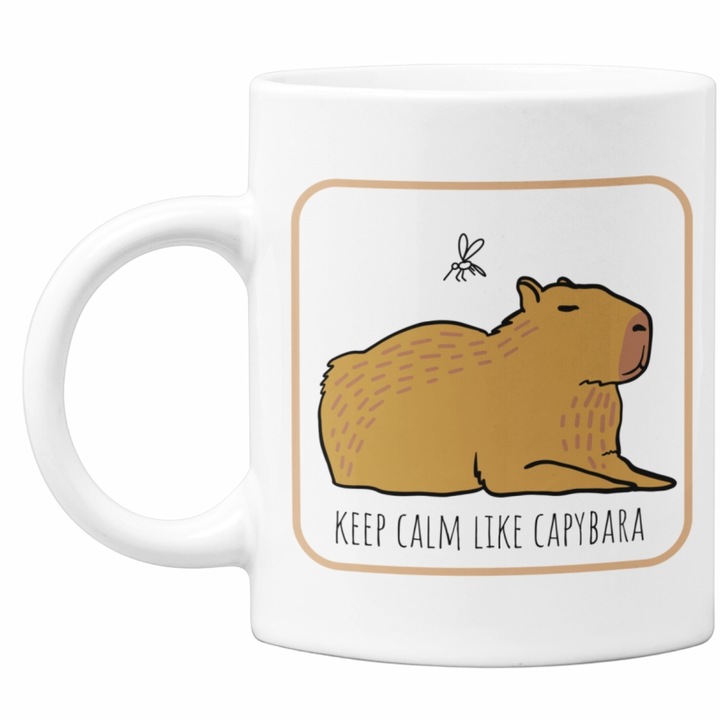 Cana Keep calm like capybara, Priti Global, 330 ml