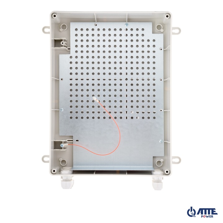 Kültéri ház, Atte, Műanyag, Szürke