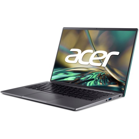 Лаптоп Acer Swift X SFX14-51G, Intel® Core™ i7-1260P, 14", 2.2K, 16GB, 1TB SSD, NVIDIA® GeForce® RTX™ 3050 Ti 4GB, No OS, Green