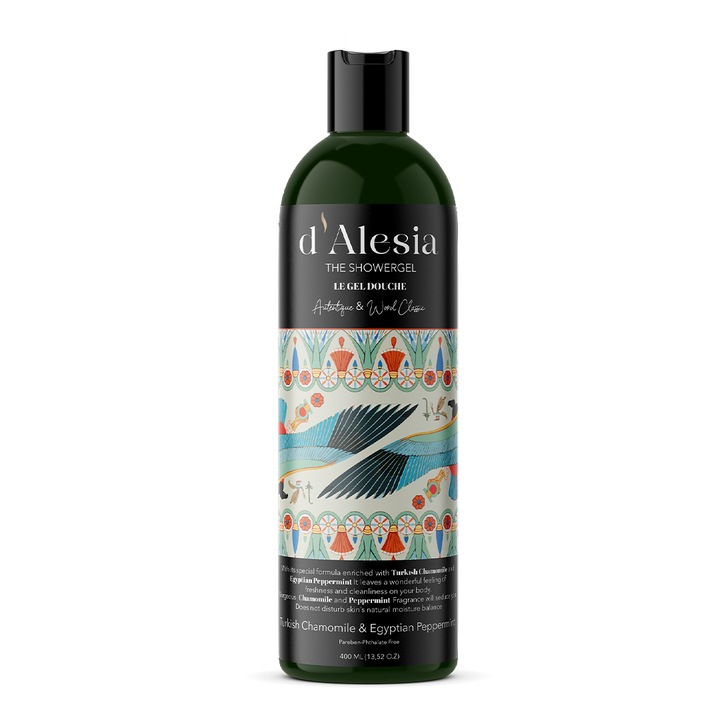 Gel de dus d’Alesia, Oriental Dreams, Musetel si Menta, 400ml