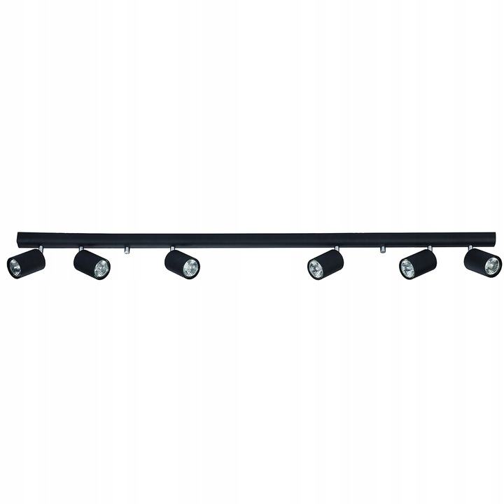 Plafoniera, Nowodvorski, Otel, 6 x GU10, LED, 119cm, Negru
