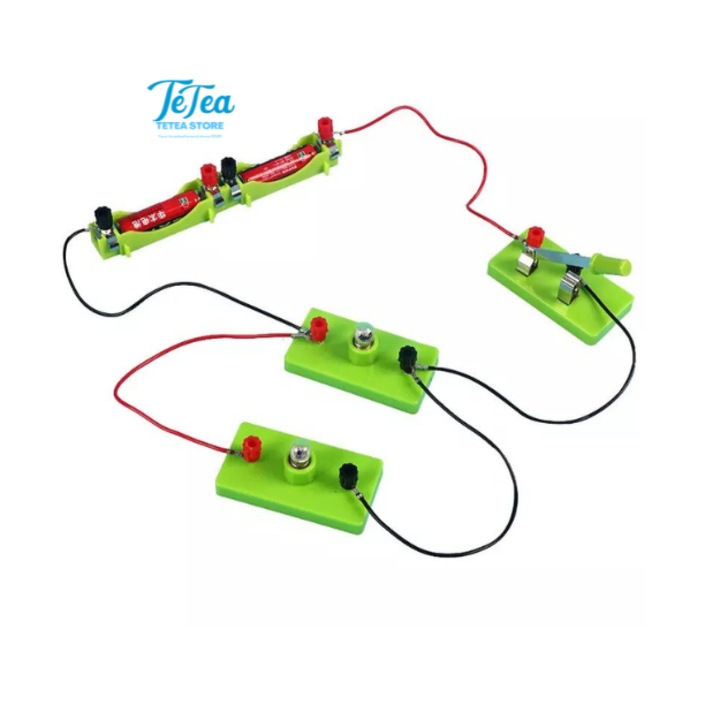 Jucarie Educationala Tetea, circuit electric in serie sau paralel cu intrerupator