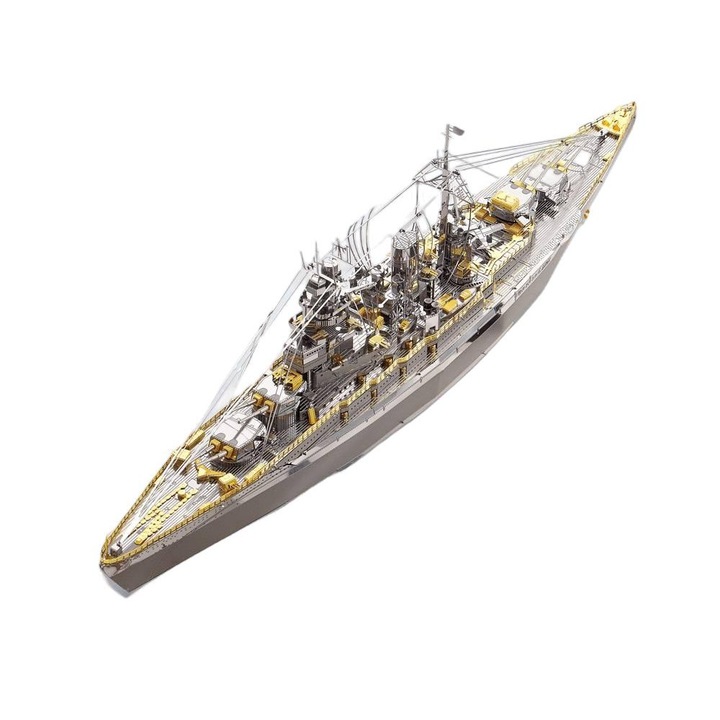3D пъзел, Nagato Battleship, Piececool, Metal, 168 части