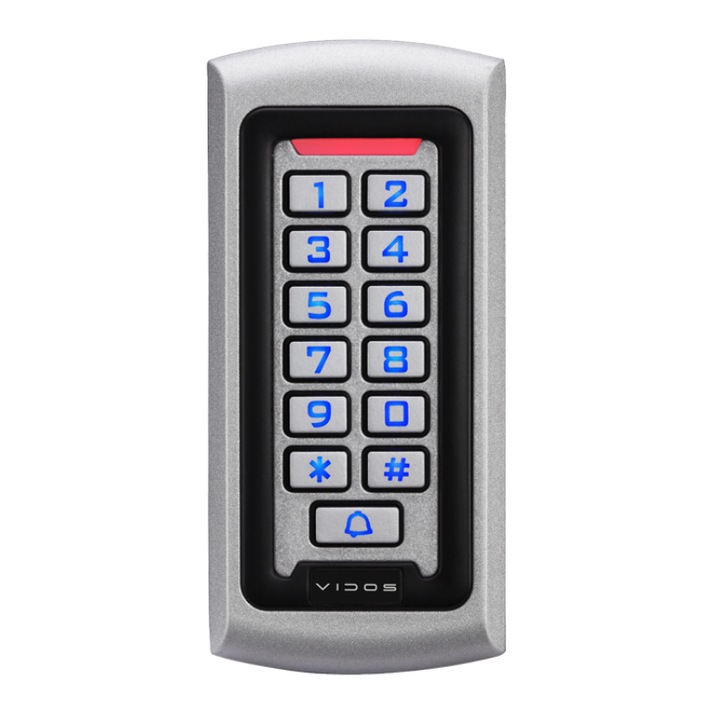 Контрол на достъп, VIDOS, 12 V, Silver