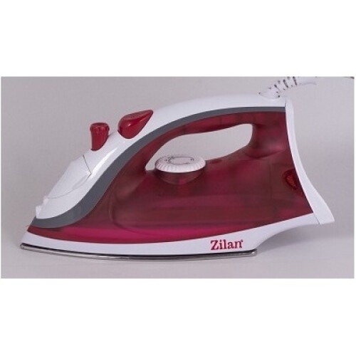 Fier de calcat talpa inox ZILAN ZLN-8410, 1600W, Alb/ Rosu
