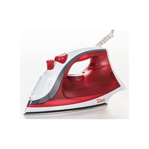 Fier de calcat talpa inox ZILAN ZLN-8410, 1600W, Alb/ Rosu