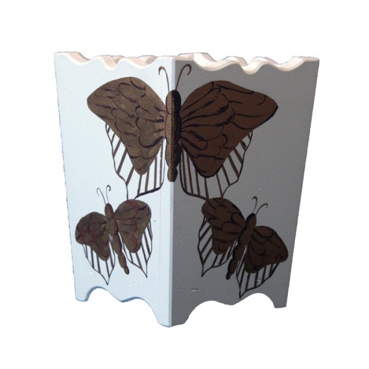 Suport din lemn pentru ustensile de bucatarie, inaltime 20 cm