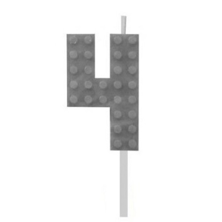 Building Blocks торта свещ номер 4