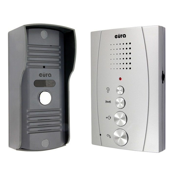 Intercom, EURA, 12 V, ezüst