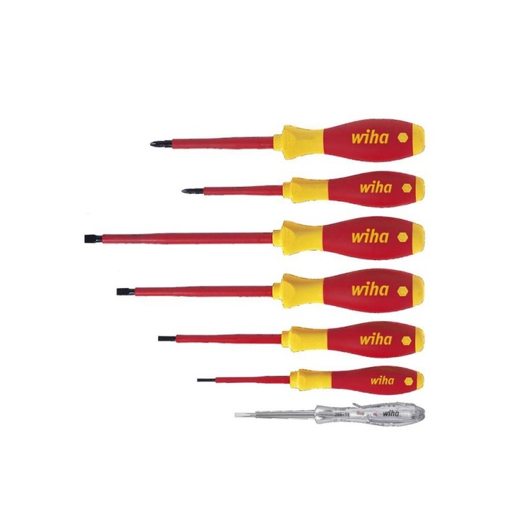 Wiha 25477 SoftFinish Комплект електроженови отвертки от 6 части