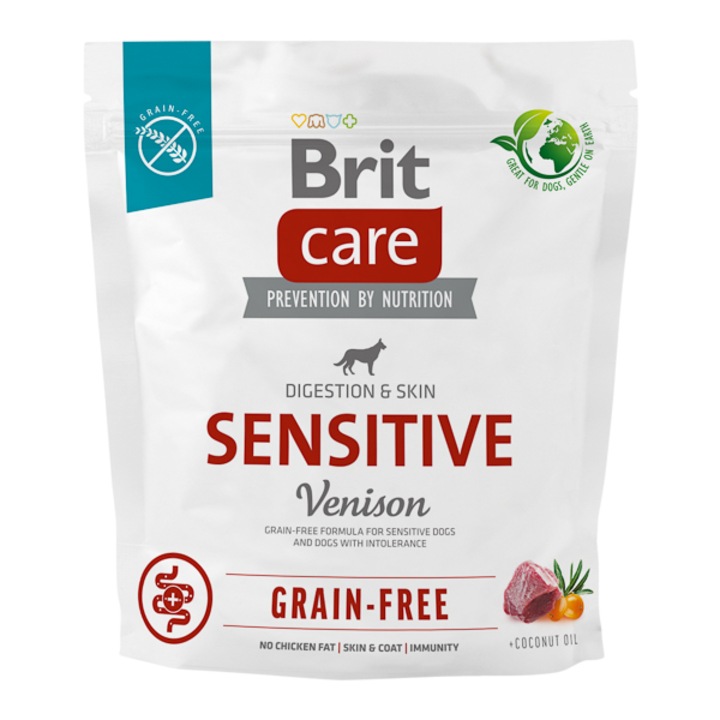 Hrana uscata pentru caini Brit Care Grain-free Sensitive, 1 kg