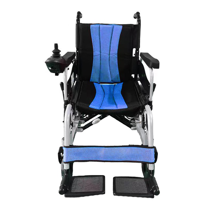 Scuter electric pentru varstnici sau persoane cu dizabilitati, model ET300, motor 250W, baterie 12Ah, albastru